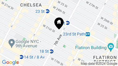 Map of 201 West 21st Street Unit: 8G, New York City NY, 10011