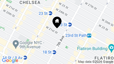 Map of 217 West 21st Street, New York City NY, 10011