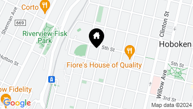 Map of 410 MONROE ST, Hoboken NJ, 07030