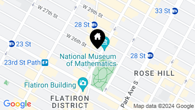 Map of 212 Fifth Avenue Unit: 21B, New York City NY, 10010