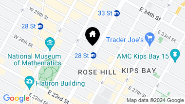 Map of 404 Park Avenue South Unit: 16PHA, New York City NY, 10016
