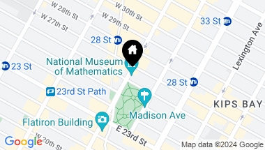 Map of 225 Fifth Avenue Unit: 7DE/8E, New York City NY, 10010