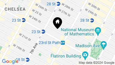 Map of 124 West 24th Street Unit: 2D, New York City NY, 10011