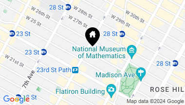 Map of 55 West 25th Street Unit: PHE, New York City NY, 10010