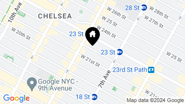 Map of 250 West 22nd Street Unit: 2B, New York City NY, 10011