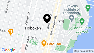 Map of 618 BLOOMFIELD ST, Hoboken NJ, 07030
