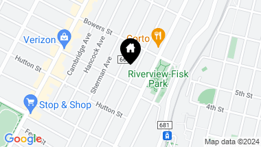 Map of 249 NEW YORK AVE Unit: 201, JC, Heights NJ, 07307