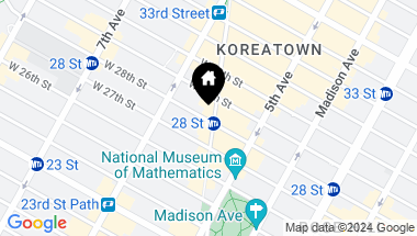 Map of 25 West 28th Street Unit: PH40A, New York City NY, 10001