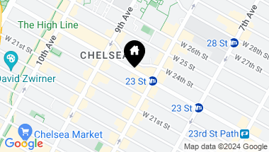 Map of 324 West 23rd Street Unit: PHA, New York City NY, 10011