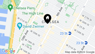 Map of 413 West 22nd Street, New York City NY, 10011