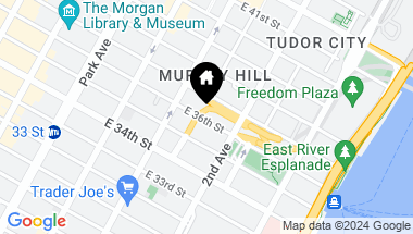 Map of 225 East 36th Street Unit: 9-J, New York City NY, 10016