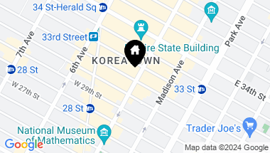 Map of 304 Fifth Avenue, New York City NY, 10001
