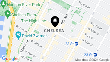 Map of 405 West 23rd Street Unit: 15L, New York City NY, 10011