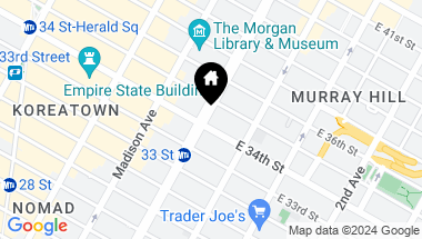 Map of 7 Park Avenue Unit: 10-H, New York City NY, 10016
