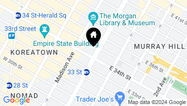 Map of 10 Park Avenue Unit: 23J, New York City NY, 10016