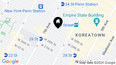 Map of 130 West 30th Street Unit: 14-B, New York City NY, 10001