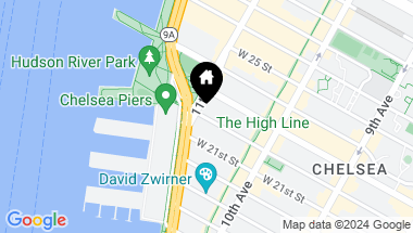 Map of 555 West 22nd Street Unit: 21AW, New York City NY, 10011