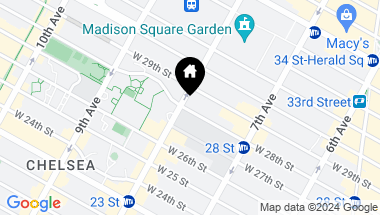 Map of 261 West 28th Street Unit: 7F, New York City NY, 10001