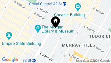 Map of 105 East 38th Street Unit: 1C, New York City NY, 10016