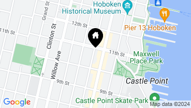 Map of 1039 BLOOMFIELD ST, Hoboken NJ, 07030
