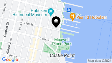 Map of 1125 MAXWELL LANE Unit: 733, Hoboken NJ, 07030