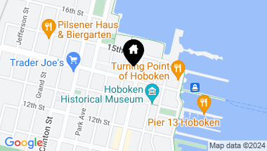 Map of 1400 WASHINGTON ST, Hoboken NJ, 07030