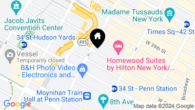 Map of 360 West 36th Street Unit: PH12, New York City NY, 10018