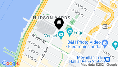 Map of 35 Hudson Yards Unit: 7501, New York City NY, 10001
