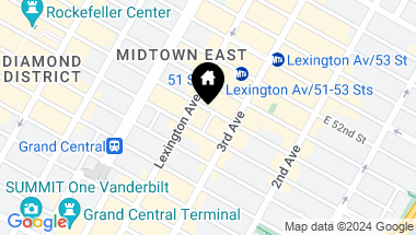 Map of 138 East 50th Street Unit: 37B, New York City NY, 10022