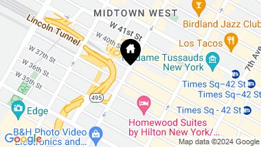 Map of 520 Ninth Avenue, New York City NY, 10018