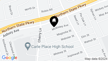 Map of 72 Mckinley Avenue, Westbury NY, 11590