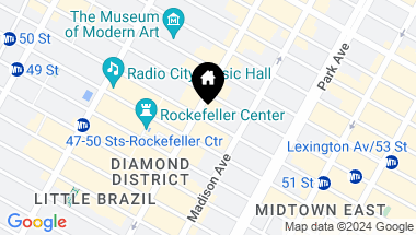 Map of 641 Fifth Avenue Unit: 42A, New York City NY, 10022