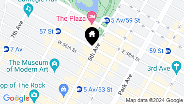 Map of 730 Fifth Avenue Unit: PH18, New York City NY, 10019