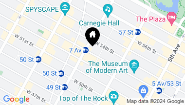 Map of 159 West 53rd Street Unit: 35B, New York City NY, 10019