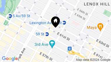 Map of 159 East 61st Street, New York City NY, 10065