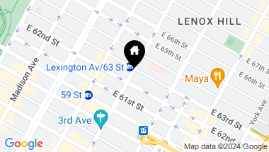 Map of 1059 Third Avenue Unit: 34FL, New York City NY, 10065