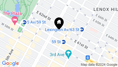Map of 116 East 61st Street, New York City NY, 10021