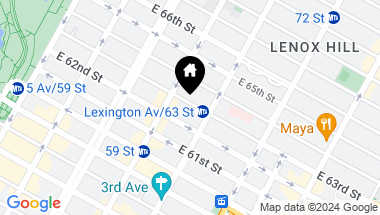 Map of 160 East 63rd Street, New York City NY, 10021