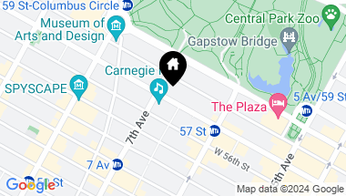 Map of 157 W 57th Street # PH 88, New York NY, 10019