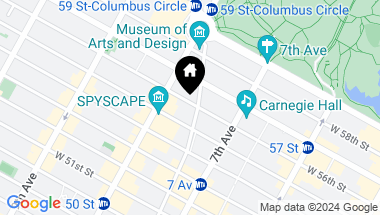 Map of 230 West 56th Street Unit: 64THFLOOR, New York City NY, 10019