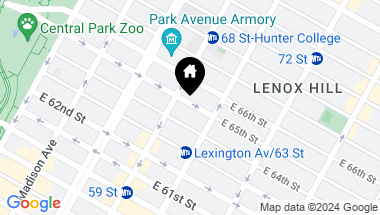 Map of 140 East 65th Street, New York City NY, 10065