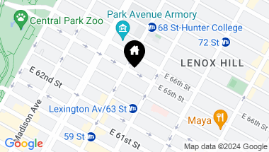 Map of 138 East 65th Street, New York City NY, 10065