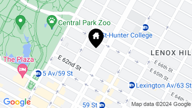 Map of 54 East 64th Street, New York City NY, 10065