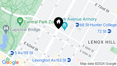 Map of 635 Park Avenue Unit: 9th Floor, New York City NY, 10065
