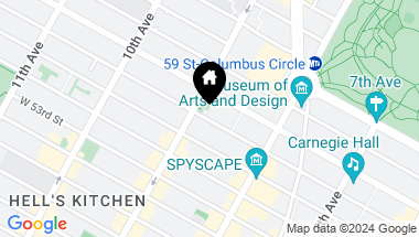 Map of 353 West 56th Street Unit: 5F, New York City NY, 10019