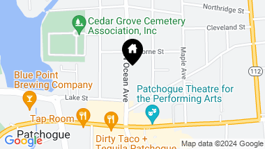 Map of 139 N Ocean Avenue, Patchogue NY, 11772