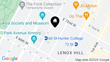 Map of 164 East 70th Street, New York City NY, 10021