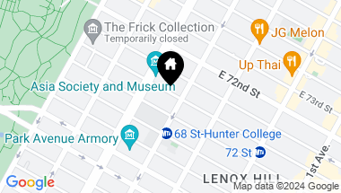 Map of 126 East 70th Street, New York City NY, 10021