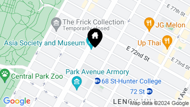 Map of 107 East 70th Street, New York NY, 10021