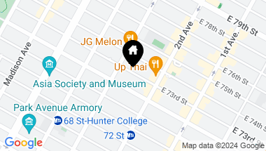 Map of 210 East 73rd Street Unit: 9G, New York City NY, 10021